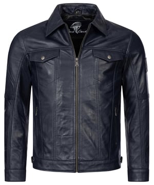 Die Lederjacke das Synonym für die alltags Jacke, man kann sie im Sommer oder Winter tragen, mit Jeans, oder in einer Kombination mit einer schicken Hose, es ist einfach die Jacke die jeder Mann in seinem Kleiderschrank braucht. Die Herren Lederjacken der Marke "Rock Creek", sind in verschiedenen Modellen erhältlich ob klassisch, ausgeflippt, vom feinen Casual- bis zum hart Rockigen-Look, wir bieten Ihnen alles an. Mit dem Jacken Modell H-296, werden Sie bestimmt die richtige Wahl treffen. Die Leder Jacke ist eine klassische Casual-Jacke, mit Kentkragen, sie ist sehr geschmeidig und hat ein super lässiges Tragegefühl.