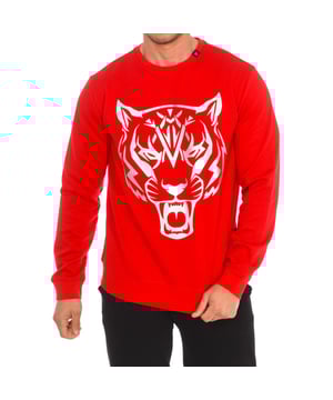 Sweater Plein Sport.
 Geribbelde ronde hals.
 Merkopdruk op de voorkant.
 Geribde boorden en tailleband.
 Naden in toon zichtbaar.
 Samenstelling: 52% Katoen, 48% Polyester
 Onderhoud:
Wassen op maximum temperatuur 30º.
 Strijken op middelhoge temperatuur.
 Geen bleekmiddel gebruiken.
 Niet in de droger.
 Niet chemisch reinigen.
