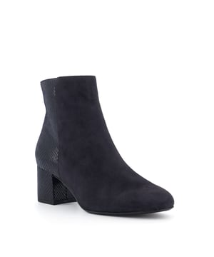 Dune block discount heel ankle boot