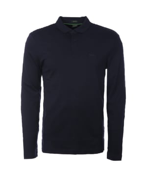 A stylish staple from BOSS, the Tonal Logo Interlock Cotton Long Sleeve Polo Shirt is a new season versatile option for your wardrobe. Crafted from pure cotton interlock for a smooth and super soft feel and clean styling. Featuring a flat-knit collar, two-button placket and long sleeves. Finished with the iconic BOSS logo printed tonally on the chest.Regular Fit, Pure Cotton Interlock, Flat-Knit Collar, Two-Button Placket, Long Sleeves, BOSS Branding. Style & Fit:Regular Fit, Fits True To Size. Composition & Care:100% Cotton, Machine Wash.