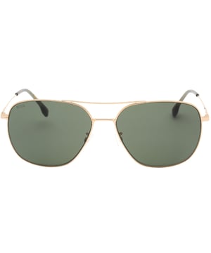 Maak een statement met deze Hugo Boss-zonnebril. Ze zijn vervaardigd met stijl en elegantie en bieden 100% UV-bescherming, waardoor ze het perfecte accessoire zijn voor een onvergetelijke look. Het perfecte accessoire om je stijl een boost te geven! Lensbreedte = 62 mm, neusbrugbreedte = 16 mm, armlengte = 150 mm, gemaakt in China Hugo Boss Gold 1557 0AOZ QT zonnebril zonnebril, zonnebrillenkoker, schoonmaakdoekje en onderhoudsinstructies allemaal inbegrepen, 100% bescherming tegen UVA- en UVB-zonlicht en conform Britse norm EN 1836:2005 Stijlcode: 1557 0AOZ QT