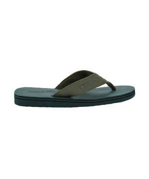 50% Ethylene-vinyl Acetate, 50% Textile/PU. Flip flops with toe post design for easy wear and removal. Air mesh upper for breathability and comfort. Lightweight and cushioned EVA sole unit. Ideal for outdoor use on hot days. Wipe clean.