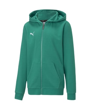 Puma Casual Hoodie - De Puma Casual Hoodie is perfect voor dagelijks gebruik, ontworpen met een volledige rits en een elastische afwerking op de manchetten en de zoom voor comfort de hele dag door. Twee open zakken bieden ruimte voor waardevolle spullen en de Puma branding maakt de look compleet. > Pasvorm: Regular Fit > Lengte: Regular > Mouwenlengte: Lange Mouwen > Sluitingen: Ritsluiting > Stof: Polyester > Kraagstijl: Rondhals > Kaptype: Gekapt > Manchetten: Geribbelde Manchetten > Patroon: Effen > Lichaamspasvorm: Standaard > Onderhoudsinstructies: Machinewasbaar, volg de onderhoudsinstructies > Stijl: Hoodies