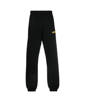 Verhoog je stijl met de zwarte joggingbroek. Deze comfortabele gebroken witte zwarte broek biedt een strakke en veelzijdige look, perfect voor elke gelegenheid. Of je nu naar de sportschool gaat of boodschappen doet, deze shorts bieden zowel stijl als functionaliteit. Upgrade je garderobe vandaag nog!, elastische taille en beenuiteinden, diag-ontwerp aan de achterkant van de benen, streetwear, slim fit