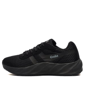 Run with total confidence and ease in the new men's Gola Performance Draken trainer. This Gola mens trainer is a versatile running shoe, which not only delivers on the roads but in the gym and for general everyday wear too. Featuring an engineered 3D open air mesh upper to keep feel cool while working out, accompanied by a removeable cushioned insole and soft padded heel and ankle collar this is a great trainer which delivers on all fronts. The supportive and high impact resistant phylon midsole unit also provides comfort and shock absorption, as well as strategically placed outsole flex grooves to aid natural foot movement delivering fatigue free wear mile after mile

- Textile / synthetic upper
- Full lace closure
- Padded heel and ankle collar
- Soft cushioned footbed
- Impact resistant phylon midsole
- Durable rubber outsole
- Gola branding throughout