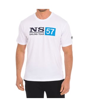 North Sails Kurzarm-T-Shirt.
 Rundhalsausschnitt mit geripptem Abschluss.
 Markenprint auf der Vorderseite.
 Markenlogo auf einem Ärmel.
 Nähte im Farbton gehalten.
 Zusammensetzung: 100% Baumwolle
 Pflege:
Bei maximaler Temperatur von 30º waschen.
 Bei mittlerer Temperatur bügeln.
 Keinen Trockner verwenden.
 Kein Bleichmittel verwenden.
 Nicht chemisch reinigen.