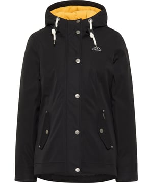 Mit der Winterjacke von ICEBOUND setzen Sie auf einen echten Outdoor-Profi. Dank der leichten Wattierung und dem weichen Polar-Fleece-Innenfutter können Ihnen selbst arktische Momente nichts anhaben. Auch gegen Regen und Schnee sind Sie geschützt, denn der Stoff ist beschichtet und die Nähte sind allesamt dicht verklebt. Selbst der Reißverschluss und die Taschen sind verdeckt, sodass auch hier keine Schwachstellen entstehen. Die Kapuze ist mit Tunnelzug und Kordel ausgestattet und, ebenso wie die Taschen, mit Fleece abgefüttert. Maximale Performance, ein trendiger Schnitt und zahlreiche Logo-Prints und Accessoires überzeugen auf ganzer Linie.  Winterjacke