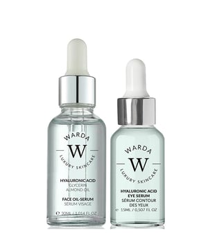 Skin Hydration Boost Hyaluronic Acid Eye Serum 15ml + Hyaluronic Acid Hydration Boost Oil Serum 30ml
This lightweight facial oil absorbs quickly to instantly replenish and nourish your complexion with Hyaluronic acid, Pomegranate extract, Glycerin and Almond oil. The revitalising formula helps to smooth the appearance of fine lines and wrinkles, restoring a youthful-looking glow without appearing greasy