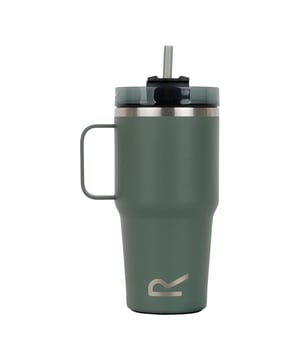Material: Stainless Steel. Durable. Carry Handle, Double-Walled, Flip Up Straw, Hot Up To 6 Hours, Insulated, Keeps Drinks Cold For 12 Hours, Non-Slip Base, Rubber Base, Screw Top Lid, Spill-Proof Lid, Thermal. Design: Logo. Capacity: 0.6L.