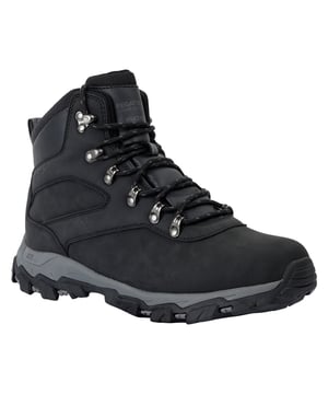 Upper: Polyester, PU (Polyurethane). Outsole: Synthetic. 6 Eyelets. Fabric Technology: Isotex, Waterproof. Pull Tab. Flat. Cut: Ankle. Design: Logo, Text. Toe Style: Round. Fastening: Lace Up.