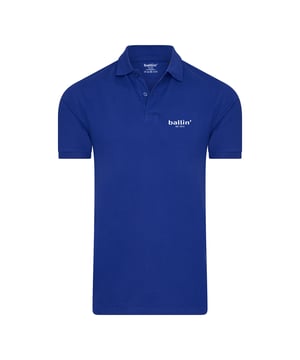 Heren polo van het merk Ballin Est. 2013. De polo's van Ballin Est. 2013 zijn gemaakt van 100% biologisch katoen, en hebben een normale pasvorm. Het zachte katoen zorgt voor een heerlijk draagcomfort.  Modelnaam: Basic PoloCategorie: heren poloMaterialen: biologisch katoenKleur: blauw