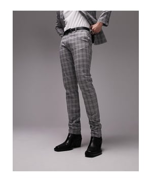 Topman checkered pants cheap