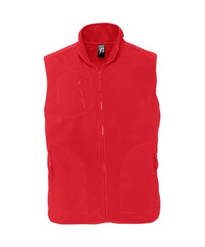 Pill-resistent. Onbeperkt. Kraag hoog bedekt met volledige rits. Twee zakken met rits aan de voorkant en een borstzak met rits aan de rechterkant. Polyester/elastan band aan kraag, armsgaten, zoom, schouders en ritsen. Gewicht van de stof: 320 gsm. Materiaal: 100% polyester. Borst (om te passen): S(36/38), M(38/40), L(41/42), XL(43/44), XXL(45/47), 3XL(47/49), 4XL(50/52), 5XL(53/55).