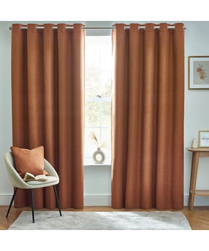 In modern fresh tones, the Dawn blackout eyelet curtains provide both functionality and effectiveness for your home. The soft-textured, temperature regulating marl effect fabric not only keeps out the light, but also ensures your home is cool in summer and warm in winter.