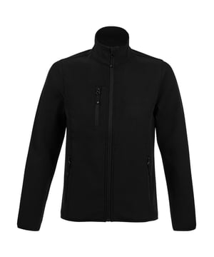 Material: Außenschicht aus 94% Polyester und 6% Elastan. Wasserdichte, winddichte und atmungsaktive Mittelschicht. Futter aus Polyester-Fleece. Durchgehender Reißverschluss mit Kinnschutz und innerer Reißverschlussabdeckung. Rechte Brusttasche mit Reißverschluss. Zwei Fronttaschen mit Reißverschluss. Elastische Bündchen an Ärmeln und Saum. Abreißbares Etikett. Größe: XS: 6/8, S: 8/10, M: 10/12, L: 12/14, XL: 14/16, XXL: 16/18, 3XL: 18/20.