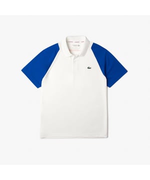 Performance & Assets Technical capsule The technical capsule offers the complete seasonal wardrobe on and off court with a strong design identity thanks to its new tape and LACOSTE wording animation. Regular fit: natural ease on body Ergonomic cut and sewn for an athletic silhouette Technical piqué knit for a maximum of comfort & freshness during your matches under high temperatures Ultra dry property : moisture management performance you need to play at your best and stay dry. Eco responsible fabric : recycled polyester New green silicone crocodile New strong LACOSTE wording print at back