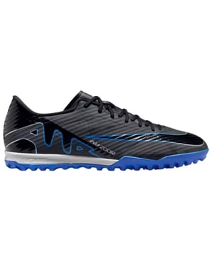 Schwarze Nike-Fu�ballschuhe, Hallenfu�ballschuhe, Hallenschuhe, Schn�rsenkel-Turnschuhe, Branding auf Schuhseite und Zunge, schwarze Fu�ballschuhe, Turnschuh, Hallenschuhe, f�r den Innenbereich f�r ebene Fl�chen,