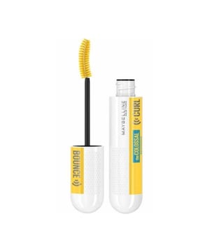 Colossal Curl Bounce turns up the volume. Now big volume meets bouncy curl. Its Curl ’N’ Bounce brush separates and curls lashes while it's Memory-Curl formula gives curl that lasts, This long wearing mascara delivers lasting bouncy lashes. Defies clumps. Defies smudging. Defies flaking. Up to 24HR wear.