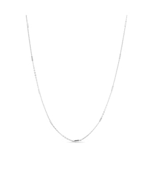 Sterling zilveren 925 gerhodineerde Tartes-ketting