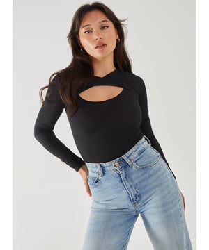 Chic and sleek, this bodysuit looks just as good solo as it does under a leather jacket or a polished blazer.