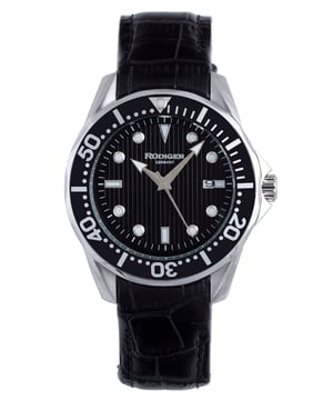 Rudiger: reloj negro Chemnitz para hombre