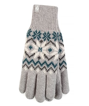 Guantes térmicos Heat Holders Cuando hace frío, necesitas un buen par de guantes térmicos para mantener los dedos calentitos. Por eso Heat Holders ha creado estos guantes extra cálidos con su forro polar térmico de felpa llamado Heatweaver. Este forro suave y sedoso no sólo proporciona un tacto lujoso, sino que también te asegura unos dedos acogedores en el crudo invierno. El forro Heatweaver maximiza la cantidad de aire caliente que se mantiene cerca de la piel para garantizar que los dedos no se enfríen. La capa exterior está fabricada con el hilo desarrollado por Heat Holders, un aislante de alto rendimiento que mantiene el aire caliente dentro y el frío fuera. Además, transpira mejor la humedad. Los guantes Heat Holders también tienen un puño extensible que se despliega para crear una manga protectora que abraza la muñeca para un ajuste seguro, asegurando que no haya ningún hueco frío entre sus muñecas y sus mangas, con nervaduras elásticas para mantenerlos seguros y cerca de su piel. Gracias a estas características, estos guantes tienen una clasificación TOG de 2,3, lo que garantiza su calidez en los fríos del invierno. Estos guantes están disponibles en las tallas Pequeña/Media y Mediana/Grande y en 5 colores a elegir. Detalles del producto - Guantes térmicos - 2.3 tog - Forro Heatweaver - Puño térmico - Canalé elástico - S/M - 5 colores - Hilo térmico - Patrón Fairisle - Extra cálidos