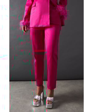 Premium Taffeta Straight Leg Trouser