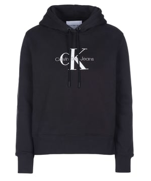 62% algodón; suéter de Calvin Klein; modelo: J20J221335 BEH; fabricado con alta calidad; mezcla de algodón; capucha con cordón; manga larga; detalles del logo de Calvin Klein.