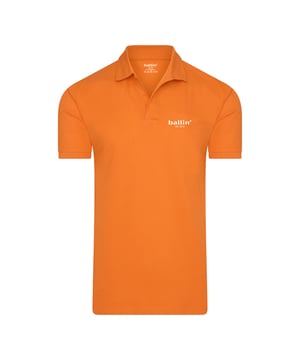 Heren polo van het merk Ballin Est. 2013. De polo's van Ballin Est. 2013 zijn gemaakt van 100% biologisch katoen, en hebben een normale pasvorm. Het zachte katoen zorgt voor een heerlijk draagcomfort.  Modelnaam: Basic PoloCategorie: heren poloMaterialen: biologisch katoenKleur: oranje