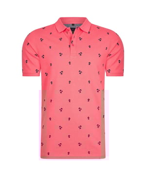Polo Mario Russo para hombre. El polo está hecho de 100% algodón y tiene un corte regular.  Marca: Mario RussoNombre del modelo: Polo Palm TreeCategoría: polo para hombreMateriales: algodónColor: rosa