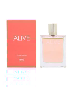 Boss Alive by Hugo Boss is a woody aromatic fragrance for women. Top notes: Madagascar vanilla, plum, apple, cinnamon and black currant. Middle notes: jasmine sambac and thyme. Base notes: cedar, olive tree, woodsy notes and sandalwood. Boss Alive was launched in 2020.