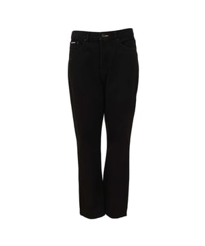 Dames DKNY Broome High Rise Vintage Jeans in zwart.- Klassieke 5 pocket styling.- Knoop- en ritssluiting.- High-rise.- Gerolde manchet.- Normale pasvorm.- 100% katoen.- Ref: E1RK1744RIB