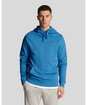 Our pullover hoodie is embroidered with our iconic golden eagle logo at the chest but everything else has been kept simple. It's made from loopback cotton-jersey for a relaxed fit and has a roomy pouch pocket.- Hood with drawstring fastening 
- Long sleeves 
- Front pouch pocket
- Composition: 100% cotton
