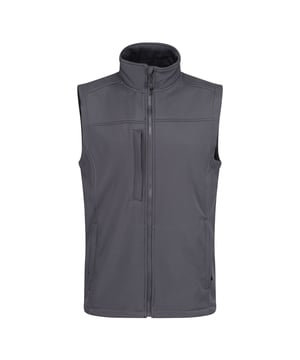 Stof: Softshell, Stretch, Geweven. 270gsm. Ontwerp: Eenvoudig. Stoftechnologie: Duurzaam, Waterafstotend, Windbestendig. Snel drogen. Mouwtype: Mouwloos. Hals: Ritssluiting. Zakken: 2 Onderzakken, Rits, 1 Borstzak. Bevestiging: Volledige ritssluiting. Zoom: verstelbaar, zoom met schokkoord.