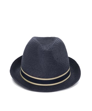 A classic style designed for warmer months, our Ohanas trilby has been finished with a navy and cream band. This stylish straw design will bring the perfect finish to any summer outfit.