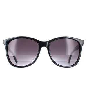 Die Ted Baker TB1496 Alva 001 schwarz-grau mit Farbverlauf ist eine elegante, quadratische Sonnenbrille aus leichtem Acetat mit einem hÃ¼bschen Blumendesign an den BÃ¼geln und dem Ted Baker-Branding.