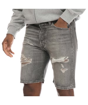 Heren Levis 501 Original Weekend Warrior Shorts in Grijs.- 5-pocketconstructie.- Knoopsluiting.- Branded waist patch, knopen en klinknagels.- Niet-rekbaar.- Met een zuiver afgewerkte zoom.- Ontworpen met een vintage-geïnspireerde pasvorm.- Regular door het zitvlak en de dij.- 100% Katoen. Ref: 365120221.