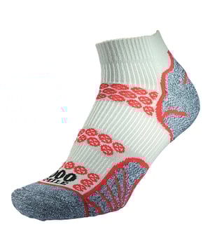 1000 Mile Mens Double Layer SocksIntroducing the Men's Lite Anklet Repreve Double Layer Sock, the next evolution of our successful Ultimate Anklet. With 30 years of expertise in crafting double-layer running socks and the use of cutting-edge recycled materials from REPREVE®, this sock takes performance to new heights.The innovative blend of fibers creates a dynamic duo: the inner layer efficiently wicks moisture away from the skin, promoting a dry and comfortable foot, while the outer layer's ventilating knit pattern regulates temperature for an enjoyable experience.For enhanced support, the arch brace is included. Our exclusive Blister Free Guarantee ensures optimal protection, thanks to the double layer design that minimizes friction between foot and shoe, reducing wear and preventing blisters.Extra Product DetailsNext evolution of successful Ultimate Anklet30 years of expertise in double-layer running socksMade with cutting-edge recycled materials from REPREVE®Inner layer wicks moisture, keeps foot dryOuter layer regulates temperature for comfortIncludes arch brace for enhanced supportExclusive Blister Free GuaranteeDouble layer design minimizes friction, prevents blisters.