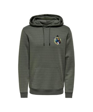 Heren hoodie van het merk Only & Sons. De hoodie is gemaakt van hoogwaardig katoen en heeft een heerlijk draagcomfort.  Merk: Only & SonsModelnaam: Keane Hoodie Categorie: heren hoodieMaterialen: katoen, polyesterKleur: grijs