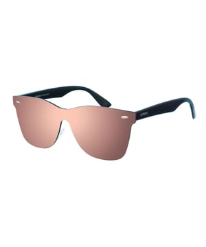 Gafas de sol Kypers con montura de nylon.
Color Negro-rosa.
Forma redonda.
Lentes de color Rosa espejo.
Patillas de nylon con nombre de la marca grabado.
100% Protección UV. 
Cristales antirreflejo.
Incluye una funda de tela de protección.

Medidas  Alto lente: 50 mm
Ancho lente: 60 mm.
Puente: 17 mm.
Patillas: 150 mm.


Limpieza y manutención:
-Limpiar las gafas con agua y jabón (neutro).
- No utilice paños sucios o abrasivos, que puedan alterar las características de los filtros.
- Utilice solo accesorios y repuestos originales.