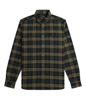 Steigern Sie Ihren lässigen Stil mit dem Fred Perry Casual Shirt. Mit dem Markenlogo auf der linken Brust strahlt dieses Shirt Eleganz und zeitlose Anziehungskraft aus. Perfekt für jeden Anlass, wird dieses Shirt Ihre Garderobe mühelos aufwerten. 100% Baumwolle, Grünes Shirt, Karoshemd, Knopfverschluss, Lange Ärmel, Kragen. Lässige Bekleidung, Grünes Shirt.