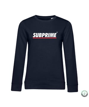 Dames sweater van het merk Subprime. De Sweaters van Subprime zijn gemaakt van 80% organisch katoen en 20% gerecycled polyester, goed voor mens en natuur! Het zachte katoen zorgt voor een heerlijk draagcomfort. De Sweater heeft een normale pasvorm.  Merk: SubprimeModelnaam: Wmn Sweat StripeCategorie: dames SweaterMaterialen: organisch katoen, gerecycled polyesterKleur: navy blauw