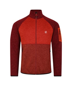 Polyester. Gewebe: angeraute Fleece-Innenseite, Jerseyware, Mesh-Rücken, Stretch. Design: Kontrast Detail, Logo. Gewebetechnik: Atmungsaktiv. Saum: Mit Stretch. Hoch geschnitten. Langärmlig. Bündchen: Mit Stretch. Taschenart: Eine Tasche am Ärmel, Zwei Seitentaschen, Reißverschluss. Durchgehender Reißverschluss. Nachhaltigkeit: Aus recyceltem Material. S: 96,52 cm. M: 102 cm. L: 107 cm. XL: 112 cm. XXL: 121,92 cm. 3XL: 129,54 cm.