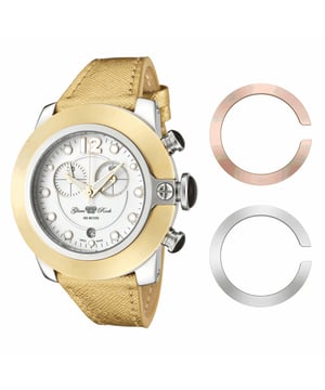 Glam Rock GR32105 - Herrenuhr Quarz aus Edelstahl• Material: Edelstahl• Glas: Saphir• Armband: Leder• Farbe: Gold• Wasserbeständigkeit: 100 m (10 ATM)• Gehäusegröße: 44 mm