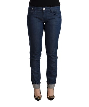  helemaal nieuw met labels  
  Gemaakt van 98% katoen en 2% elastaan  
  Slim fit snit  
  Ritssluiting en knoopsluiting  
  Blauwe kleur  
  Logo details  
Materiaal: 98% Katoen 2% Elastaan