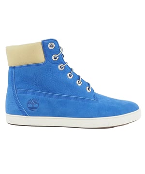Timberland EK Deering 6inch Chukka Lace-Up Blue Nubuck Leather Mens Boots 8159A