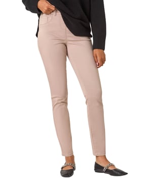 Elastic Waist 31 Denim Stretch Jegging from Roman. The comfort of a legging with the look of a jean, these comfortable jeggings feature an elasticated waistband and two back pockets for a classic and easy outfit. Wear with ankle boots and a stylish top for a great casual look.