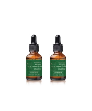 Dr Botanicals Green Caviar AntiAgeing Peptide Eye Serum is a concentrated and lightweight formula that promotes antioxidant protection and increases hydration levels. Infused with Green Caviar and Matrikine Peptide 6, it deeply moisturizes, improves elasticity, and reduces the appearance of fine lines and wrinkles. Strengthen your skin's barrier function and achieve a healthy, glowing complexion with this revitalising serum.