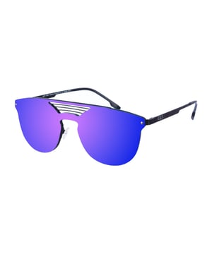 Gafas de sol Kypers con montura de Nylon.
Color Plateado
Forma ovalada.
Lentes de color Azul
Patillas de nylon con el nombre de la marca grabado.
100% Protección UV. 
Cristales antirreflejo.
Incluye una funda de tela de protección.

Medidas:  Alto lente: 42 mm. Ancho lente: 55 mm. Puente: 17 mm. Patillas: 140 mm.

Limpieza y manutención:
-Limpiar las gafas con agua y jabón (neutro).
- No utilice paños sucios o abrasivos, que puedan alterar las características de los filtros.
- Utilice solo accesorios y repuestos originales.