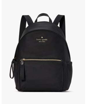 Chelsea Ksnyl Medium Backpack, Front Slip, Front Credit Card Slots, Key Leash, & Back Zip Pockets, Front Zip Pocket & 2 Side Pockets,  Length: 15.00 Cm,  Width: 32.50 Cm,  Height: 23.50 Cm